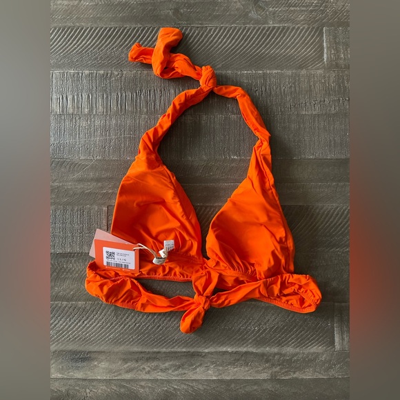 Rio de Sol Calendula Halter  Bikini Top - Picture 2 of 4